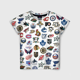 Детская футболка 3D с принтом Логотипы НХЛ в Петрозаводске, 100% гипоаллергенный полиэфир | прямой крой, круглый вырез горловины, длина до линии бедер, чуть спущенное плечо, ткань немного тянется | capitals | nhl | penguins | pittsburgh | washington | блюз | бостон | брюинз | вашингтон | детройт | кэпиталз | логотипы нхл | нью йорк | пингвинз | питтсбург | рейнджерс | сан хосе шаркс | сент луис | тампа бэй