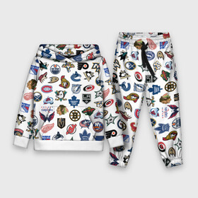 Детский костюм 3D (с толстовкой) с принтом Логотипы НХЛ в Петрозаводске,  |  | capitals | nhl | penguins | pittsburgh | washington | блюз | бостон | брюинз | вашингтон | детройт | кэпиталз | логотипы нхл | нью йорк | пингвинз | питтсбург | рейнджерс | сан хосе шаркс | сент луис | тампа бэй