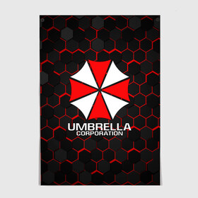 Постер с принтом UMBRELLA CORP в Петрозаводске, 100% бумага
 | бумага, плотность 150 мг. Матовая, но за счет высокого коэффициента гладкости имеет небольшой блеск и дает на свету блики, но в отличии от глянцевой бумаги не покрыта лаком | ada wong | biohazard | leon | nemesis | project resistance | raccoon city | re | re3 | resident evil | resident evil 3 | rpd | stars | umbrella | ада вонг | амбрелла | немезис | ужасы