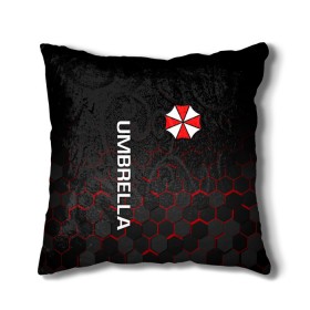 Подушка 3D с принтом UMBRELLA CORP в Петрозаводске, наволочка – 100% полиэстер, наполнитель – холлофайбер (легкий наполнитель, не вызывает аллергию). | состоит из подушки и наволочки. Наволочка на молнии, легко снимается для стирки | ada wong | biohazard | leon | nemesis | project resistance | raccoon city | re | re3 | resident evil | resident evil 3 | rpd | stars | umbrella | ада вонг | амбрелла | немезис | ужасы