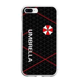 Чехол для iPhone 7Plus/8 Plus матовый с принтом UMBRELLA CORP в Петрозаводске, Силикон | Область печати: задняя сторона чехла, без боковых панелей | ada wong | biohazard | leon | nemesis | project resistance | raccoon city | re | re3 | resident evil | resident evil 3 | rpd | stars | umbrella | ада вонг | амбрелла | немезис | ужасы