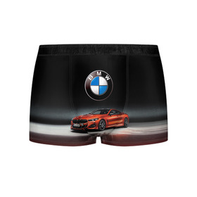 Мужские трусы 3D с принтом BMW в Петрозаводске, 50% хлопок, 50% полиэстер | классическая посадка, на поясе мягкая тканевая резинка | bmw | car | germany | prestige | red | автомобиль | бмв | германия | красный | престиж