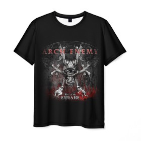 Мужская футболка 3D с принтом Arch Enemy 25 в Петрозаводске, 100% полиэфир | прямой крой, круглый вырез горловины, длина до линии бедер | 