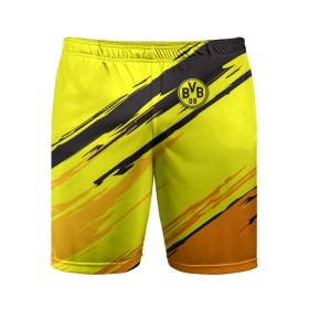 Мужские шорты спортивные с принтом FC Borussia в Петрозаводске,  |  | 