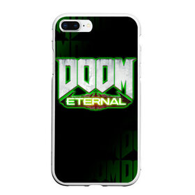 Чехол для iPhone 7Plus/8 Plus матовый с принтом DOOM ETERNAL в Петрозаводске, Силикон | Область печати: задняя сторона чехла, без боковых панелей | doom | doom eternal | game | дум | игра