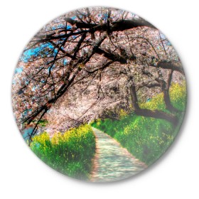 Значок с принтом Весна 2020. в Петрозаводске,  металл | круглая форма, металлическая застежка в виде булавки | весенние картинки | весна | весна 2020 | зелнь | прекрасное время года | прикольные картинки | природа | птицы | тюльпаны | цветы