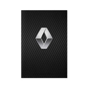 Обложка для паспорта матовая кожа с принтом Renault Logo в Петрозаводске, натуральная матовая кожа | размер 19,3 х 13,7 см; прозрачные пластиковые крепления | auto | clio | laguna | logan | megane | renault | reno | scenic | авто | автомобиль | ам | лого | рено