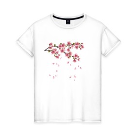 Женская футболка хлопок с принтом Весна 2020. в Петрозаводске, 100% хлопок | прямой крой, круглый вырез горловины, длина до линии бедер, слегка спущенное плечо | весенние картинки | весна | весна 2020 | зелнь | прекрасное время года | прикольные картинки | природа | птицы | тюльпаны | цветы