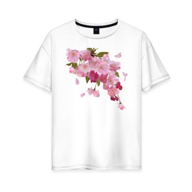 Женская футболка хлопок Oversize с принтом Весна 2020. в Петрозаводске, 100% хлопок | свободный крой, круглый ворот, спущенный рукав, длина до линии бедер
 | 