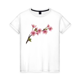 Женская футболка хлопок с принтом Весна 2020. в Петрозаводске, 100% хлопок | прямой крой, круглый вырез горловины, длина до линии бедер, слегка спущенное плечо | весенние картинки | весна | весна 2020 | зелнь | прекрасное время года | прикольные картинки | природа | птицы | тюльпаны | цветы