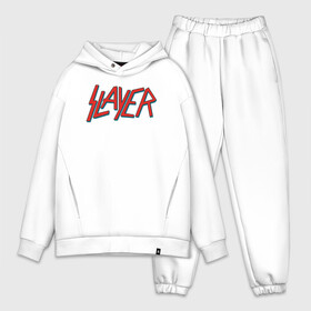 Мужской костюм хлопок OVERSIZE с принтом Slayer 27 в Петрозаводске,  |  | slayer | металл | слаер | слайер | слайэр | слеер | слэер | треш