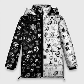 Женская зимняя куртка 3D с принтом RAINBOW SIX SIEGE в Петрозаводске, верх — 100% полиэстер; подкладка — 100% полиэстер; утеплитель — 100% полиэстер | длина ниже бедра, силуэт Оверсайз. Есть воротник-стойка, отстегивающийся капюшон и ветрозащитная планка. 

Боковые карманы с листочкой на кнопках и внутренний карман на молнии | caveira | dokkaebi | ela | mute | outbreak | r6s | rainbow | rainbow six siege | tom clancys | радуга 6 осада | том клэнси