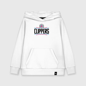 Детская толстовка хлопок с принтом Los Angeles Clippers (1) в Петрозаводске, 100% хлопок | Круглый горловой вырез, эластичные манжеты, пояс, капюшен | Тематика изображения на принте: ball | basketball | clippers | sport | streetball | баскетбол | клипперс | мяч | нба | спорт | стритбол