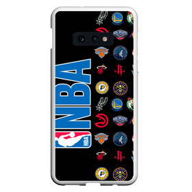 Чехол для Samsung S10E с принтом NBA (Team Logos 1) в Петрозаводске, Силикон | Область печати: задняя сторона чехла, без боковых панелей | ball | basketball | sport | streetball | баскетбол | мяч | нба | спорт | стритбол