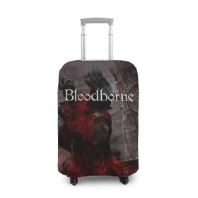 Чехол для чемодана 3D с принтом Bloodborne. в Петрозаводске, 86% полиэфир, 14% спандекс | двустороннее нанесение принта, прорези для ручек и колес | bloodborne | bloodborne 2 | esport | game | playstation | бладборн | игра | киберспорт | киберспортсмен | порождение крови