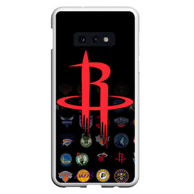 Чехол для Samsung S10E с принтом Houston Rockets (2) в Петрозаводске, Силикон | Область печати: задняя сторона чехла, без боковых панелей | Тематика изображения на принте: ball | basketball | houston rockets | sport | streetball | баскетбол | мяч | нба | спорт | стритбол | хьюстон рокетс