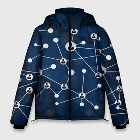 Мужская зимняя куртка 3D с принтом COVID-19 WORLD в Петрозаводске, верх — 100% полиэстер; подкладка — 100% полиэстер; утеплитель — 100% полиэстер | длина ниже бедра, свободный силуэт Оверсайз. Есть воротник-стойка, отстегивающийся капюшон и ветрозащитная планка. 

Боковые карманы с листочкой на кнопках и внутренний карман на молнии. | covid 19 | molecule | абстракция | клетки | коронавирус | медицина | микробы | молекулы | наука | нейрон | нейроны | текстура | текстуры | формула