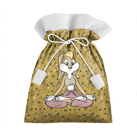 Подарочный 3D мешок с принтом Лола Банни в Петрозаводске, 100% полиэстер | Размер: 29*39 см | Тематика изображения на принте: lola bunny | looney tunes | vdzabma | лола банни | луни тюнз