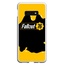 Чехол для Samsung S10E с принтом FALLOUT_76 в Петрозаводске, Силикон | Область печати: задняя сторона чехла, без боковых панелей | 101 | 111 | 13 | 76 | atom cats | bethesda | brotherhood of steel | fallout | nuka cola | tunnel snakes | vault | war | братство стали | война | убежище | фолаут | фоллаут | ядер кола