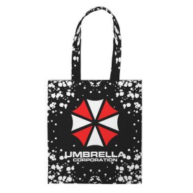 Сумка 3D повседневная с принтом Umbrella Corporation. в Петрозаводске, 100% полиэстер | Плотность: 200 г/м2; Размер: 34×35 см; Высота лямок: 30 см | resident evil | umbrella corporation | амбрелла | амбрелла корпорейшн | вирус | вымышленная военная и фармацевтическая корпорация | игра | умбрелла