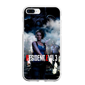 Чехол для iPhone 7Plus/8 Plus матовый с принтом RESIDENT EVIL 3 в Петрозаводске, Силикон | Область печати: задняя сторона чехла, без боковых панелей | ada wong | biohazard | leon | nemesis | project resistance | raccoon city | re2 | resident evil 3 | rpd | stars | umbrella | ада вонг | амбрелла | немесис | ужасы