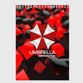 Скетчбук с принтом Umbrella Corp в Петрозаводске, 100% бумага
 | 48 листов, плотность листов — 100 г/м2, плотность картонной обложки — 250 г/м2. Листы скреплены сверху удобной пружинной спиралью | biohazard | biohazard 7 | crocodile | fang | game | hand | monster | new umbrella | resident evil | resident evil 7 | umbrella | umbrella corp | umbrella corporation | zombie