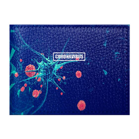Обложка для студенческого билета с принтом CORONAVIRUS в Петрозаводске, натуральная кожа | Размер: 11*8 см; Печать на всей внешней стороне | covid 19 | molecule | абстракция | клетки | коронавирус | медицина | микробы | молекулы | наука | нейрон | нейроны | текстура | текстуры | формула