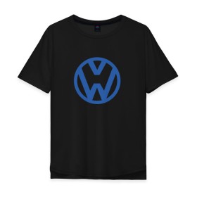 Мужская футболка хлопок Oversize с принтом Volkswagen. в Петрозаводске, 100% хлопок | свободный крой, круглый ворот, “спинка” длиннее передней части | 2020 | car | sport | volkswagen | авто | автомобильные | бренд | вирус | коронавирус | марка | машина | новый лого | спорт | стиль | фольксваген