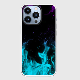 Чехол для iPhone 13 Pro с принтом НЕОНОВЫЙ ОГОНЬ | NEON FIRE в Петрозаводске,  |  | bright | fire | flame | heat | light | neon | wildfire | искры | неон | огненный | огонь | пламя | пожар