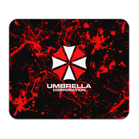 Коврик для мышки прямоугольный с принтом Umbrella Corporation. в Петрозаводске, натуральный каучук | размер 230 х 185 мм; запечатка лицевой стороны | resident evil | umbrella corporation | амбрелла | амбрелла корпорейшн | вирус | вымышленная военная и фармацевтическая корпорация | игра | умбрелла