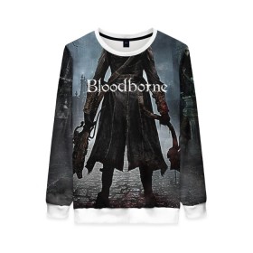 Женский свитшот 3D с принтом Bloodborne. в Петрозаводске, 100% полиэстер с мягким внутренним слоем | круглый вырез горловины, мягкая резинка на манжетах и поясе, свободная посадка по фигуре | bloodborne | bloodborne 2 | esport | game | playstation | бладборн | игра | киберспорт | киберспортсмен | порождение крови