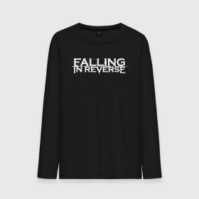 Мужской лонгслив хлопок с принтом Falling in Reverse в Петрозаводске, 100% хлопок |  | falling in reverse | logo | rock | ronnie radke | лого | рок | ронни радке