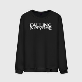 Мужской свитшот хлопок с принтом Falling in Reverse в Петрозаводске, 100% хлопок |  | falling in reverse | logo | rock | ronnie radke | лого | рок | ронни радке