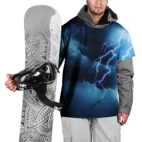 Накидка на куртку 3D с принтом STORM в Петрозаводске, 100% полиэстер |  | Тематика изображения на принте: storm | textures | zippy | искры | молния | текстуры | фон | шторм
