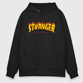 Мужское худи Oversize хлопок с принтом STRANGER THINGS в Петрозаводске, френч-терри — 70% хлопок, 30% полиэстер. Мягкий теплый начес внутри —100% хлопок | боковые карманы, эластичные манжеты и нижняя кромка, капюшон на магнитной кнопке | 011 | eleven | season 3 | stranger things | stranger things season 3 | thrasher | одиннадцать | очень странные дела | очень странные дела 3 | очень странные дела 3 сезон | трэшер