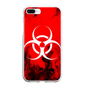 Чехол для iPhone 7Plus/8 Plus матовый с принтом BIOHAZARD EPIDEMIC в Петрозаводске, Силикон | Область печати: задняя сторона чехла, без боковых панелей | biohazard | covid 19 | mask | ncov | virus | биохазард | вирус | китай | коронавирус | маска | медицина | медицинская маска | нков | эпидемия