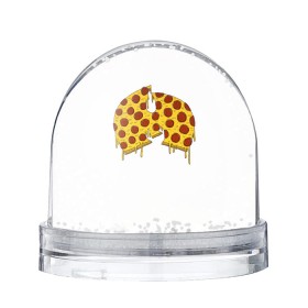 Снежный шар с принтом Pizza Clan в Петрозаводске, Пластик | Изображение внутри шара печатается на глянцевой фотобумаге с двух сторон | ghostface | method man | pizza | rap | rza | wu tang | ву танг | еда | метод мен | пицца | рэп