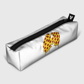 Пенал 3D с принтом Pizza Clan в Петрозаводске, 100% полиэстер | плотная ткань, застежка на молнии | ghostface | method man | pizza | rap | rza | wu tang | ву танг | еда | метод мен | пицца | рэп