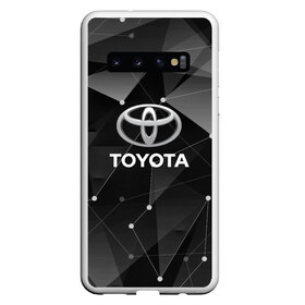 Чехол для Samsung Galaxy S10 с принтом TOYOTA в Петрозаводске, Силикон | Область печати: задняя сторона чехла, без боковых панелей | Тематика изображения на принте: abstract | auto | brand | car | geometry | sport | texture | toyota | абстракция | авто | автомобильные | бренд | геометрия | марка | машина | спорт | текстура | тоёта