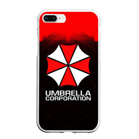 Чехол для iPhone 7Plus/8 Plus матовый с принтом UMBRELLA CORP в Петрозаводске, Силикон | Область печати: задняя сторона чехла, без боковых панелей | ada wong | biohazard | leon | nemesis | project resistance | raccoon city | re | re3 | resident evil | resident evil 3 | rpd | stars | umbrella | ада вонг | амбрелла | немезис | ужасы