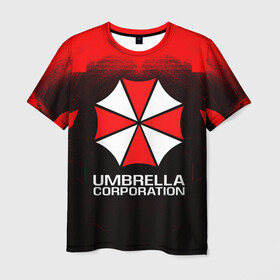 Мужская футболка 3D с принтом UMBRELLA CORP в Петрозаводске, 100% полиэфир | прямой крой, круглый вырез горловины, длина до линии бедер | ada wong | biohazard | leon | nemesis | project resistance | raccoon city | re | re3 | resident evil | resident evil 3 | rpd | stars | umbrella | ада вонг | амбрелла | немезис | ужасы