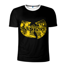 Мужская футболка 3D спортивная с принтом Wu-Tang Clan. в Петрозаводске, 100% полиэстер с улучшенными характеристиками | приталенный силуэт, круглая горловина, широкие плечи, сужается к линии бедра | genius gza | method man | razor rza | wu tang | wu tang clan | ву танг клан | гангста рэп | гангстеры | девяти человек | музыка | хип хоп