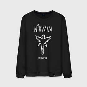 Мужской свитшот хлопок с принтом Nirvana In utero в Петрозаводске, 100% хлопок |  | in utero | nevermind | nirvana | nirvana in utero | smile | курт кобейн | нирвана | нирвана in utero