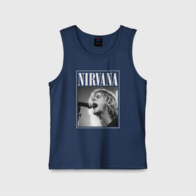 Детская майка хлопок с принтом NIRVANA в Петрозаводске,  |  | in utero | nevermind | nirvana | nirvana in utero | nirvana logo | smile | курт кобейн | нирвана | нирвана in utero | нирвана лого