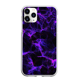 Чехол для iPhone 11 Pro Max матовый с принтом PURPLE DIGITAL SMOKE NEON в Петрозаводске, Силикон |  | abstraction | geometry | hexagon | neon | paints | stripes | texture | triangle | абстракция | брызги | геометрия | краски | неон | неоновый | соты | текстура