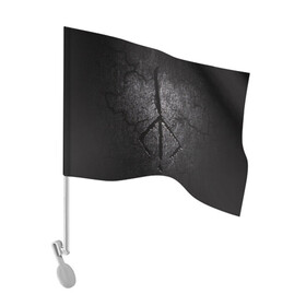 Флаг для автомобиля с принтом BLOODBORNE HUNTER | СИМВОЛ ОХОТНИКА в Петрозаводске, 100% полиэстер | Размер: 30*21 см | bloodborne | hunter | знак охотника | охотник | рожденный кровью