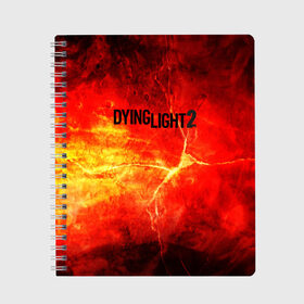 Тетрадь с принтом DYING LIGHT 2 в Петрозаводске, 100% бумага | 48 листов, плотность листов — 60 г/м2, плотность картонной обложки — 250 г/м2. Листы скреплены сбоку удобной пружинной спиралью. Уголки страниц и обложки скругленные. Цвет линий — светло-серый
 | baggie | dying light | game | good night good luck | survival horror | techland | the following | zombie | багги | зараженные | зомби | игры