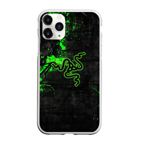 Чехол для iPhone 11 Pro матовый с принтом RAZER в Петрозаводске, Силикон |  | game | pc razer | razer | игры | резер | рейзер | рузер | рэйзер