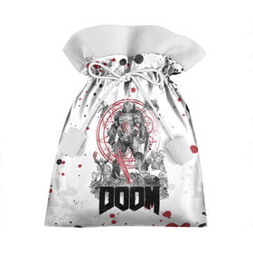 Подарочный 3D мешок с принтом Doom в Петрозаводске, 100% полиэстер | Размер: 29*39 см | aerospace | corporation | doom | doomguy | eternal | mars | shooter | slayer | uac | union | дум | корпорация | марс | объединённая | палач | рока | солдат | шутер