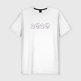 Мужская футболка хлопок Slim с принтом Пандемия в Петрозаводске, 92% хлопок, 8% лайкра | приталенный силуэт, круглый вырез ворота, длина до линии бедра, короткий рукав | 2020 | coronavirus | covid 19 | коронавирус | пандемия | туалетная бумага